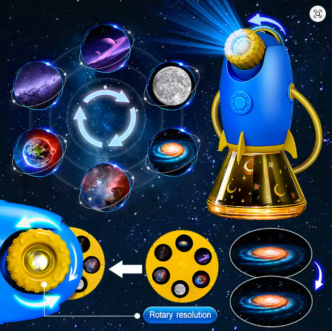 Miniatura 9 de Proyector de Luz Multifuncional Cohete